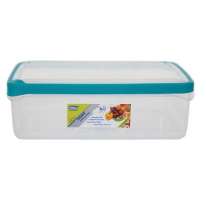 Tight Food Storer Rectangular Seal 4.5ltr Teal *p