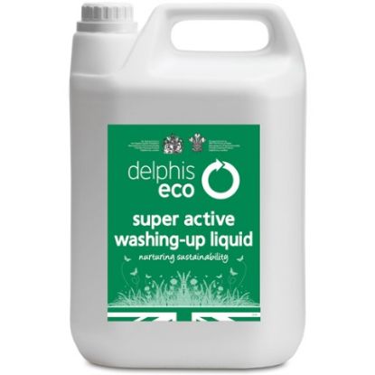Delphis Eco Super Active Conc. Washing Up Liquid 5l (Single)