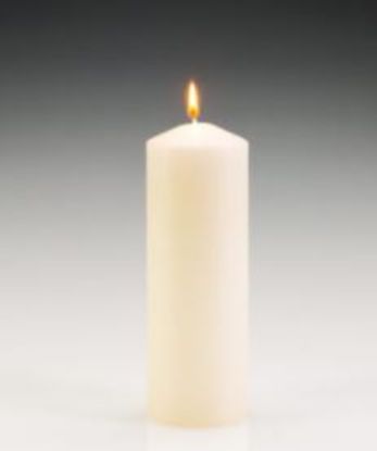 Pillar Candle 70/200 Ivory (Pack Of 6)
