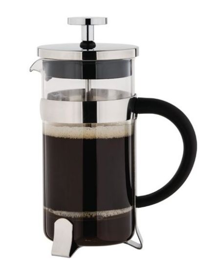 Cafetiere Coffee Maker 12.3oz 3 Cup Chrome