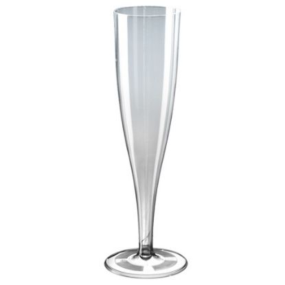 Disposable Polycarbonate Champagne Flute 5.5oz X 10