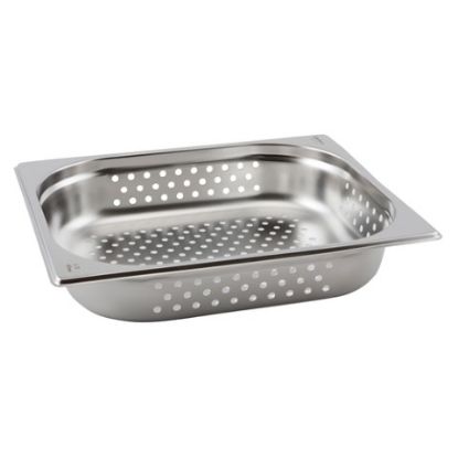 S/S Gastronorm 1/2 65mm Perforated