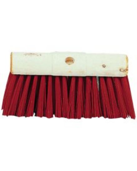 13" Yard Brush Red PVC