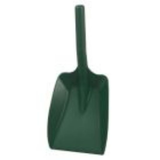 Jangro Hygiene Hand Shovel With Soft Grip Green