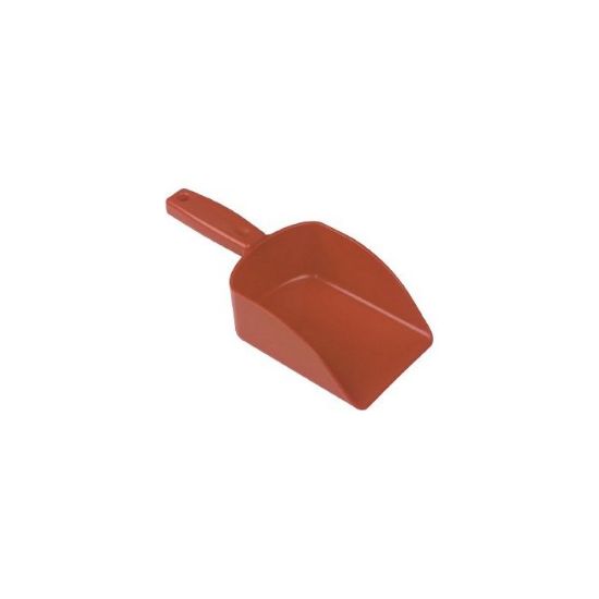 Jangro Hygiene Plastic Hand Scoop 24cm Red