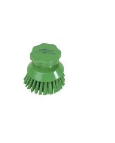 Hygiene Round Hand Scrubbing Brush Green