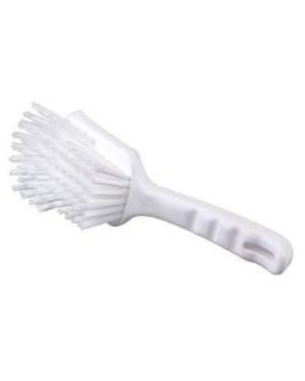 Short Handled Churn Brush Medium White