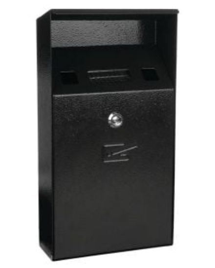 Compact Cigarette Bin Galvanised Steel 0.8ltr