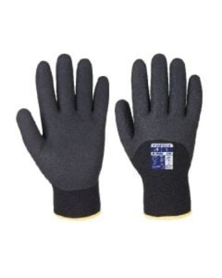 Arctic Winter Glove Nitrile Sandy Black Size 9/L
