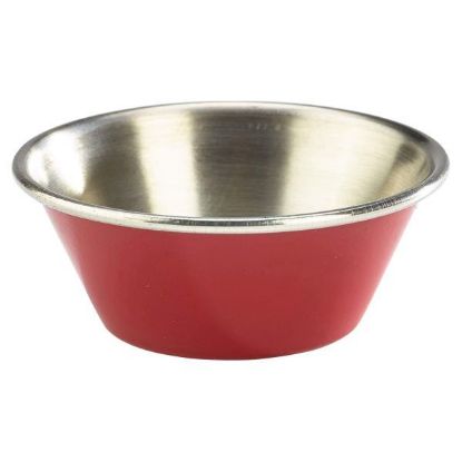 Ramekin 1.5oz St/St Red