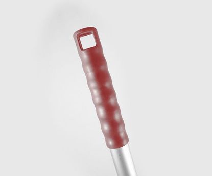 Aluminium Handle With Colour Grip 1270mm Red
