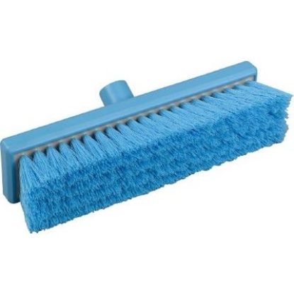 Hygiene Flat Sweeping Broom Soft 300mm Blue