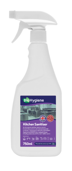 Bio Hygiene Kitchen Sanitiser RTU 750ml (Single)