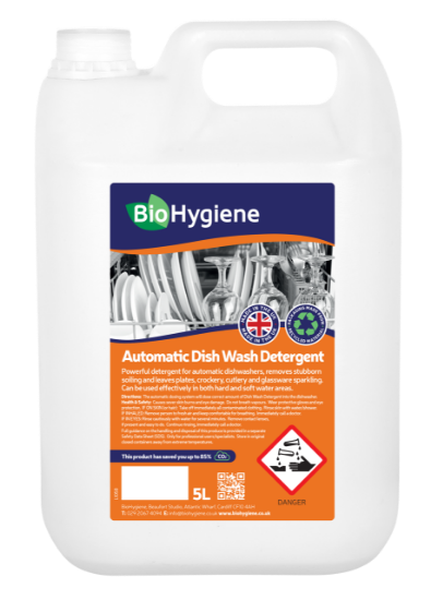 Bio Hygiene Automatic Dishwash Liquid 5ltr (Case Of 2) *DG*