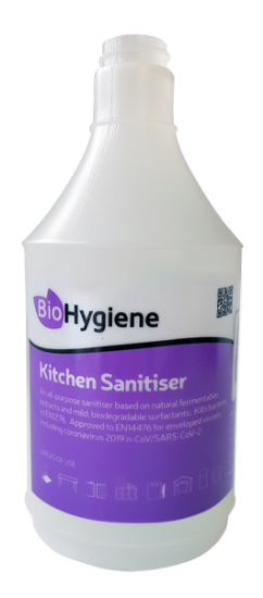 Bio Hygiene Kitchen Sanitiser Empty Trigger Bottle 750ml
