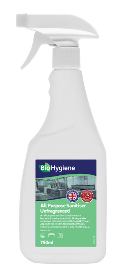 Bio Hygiene All Purpose Sanitiser Unfragranced 750ml (Single)