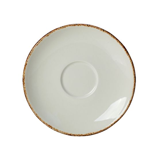 Brown Dapple Saucer Liv 12.5cm 4.9" (Case Of 12)