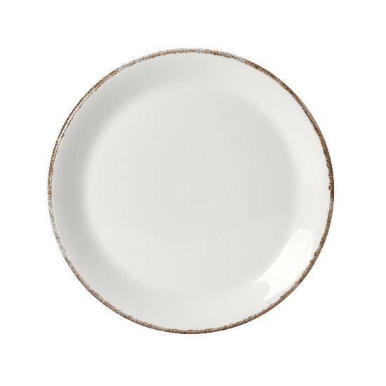 Brown Dapple Coupe Plate 25.25cm (Case Of 24)