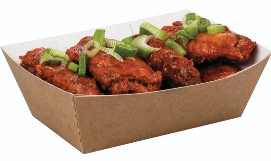 Kraft Open Tray Small 124/100 X 87/63 X 42mm (Case of 500)