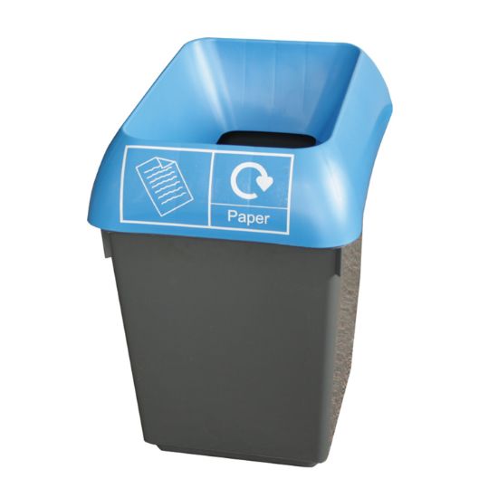 30ltr Recycling Bin Complete With Lid For Paper