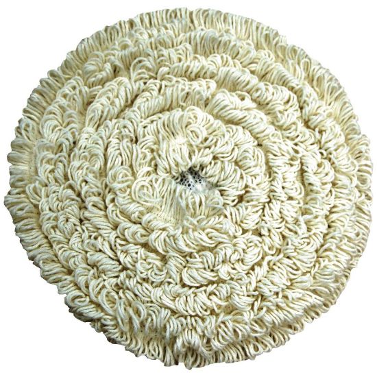 Jangro Carpet Cleaning Bonnet Mop 17" White (Pack Of 2)