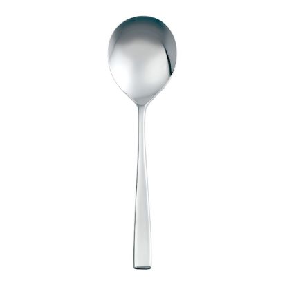 Facet Soup Spoon 18/10 (Pack Of 12)