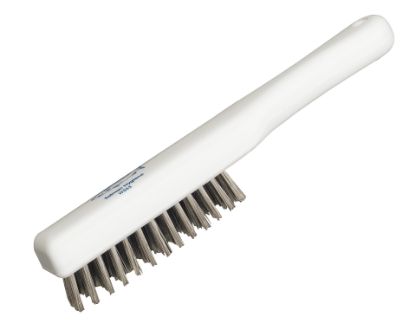 Stainless Steel Wire Hand Brush Medium 279mm White