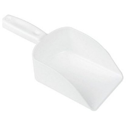 Jangro Plastic Hand Scoop 24cm White