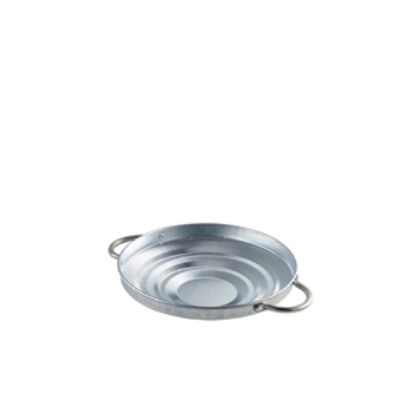 Galvanised Steel Bin Lid Sharing Platter 14.5cm *p