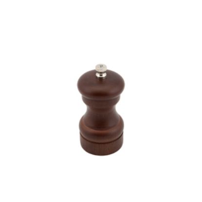 Genware Dark Wood Salt Or Pepper Grinder 10cm