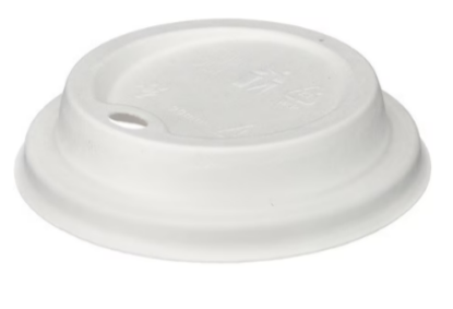 Bagasse Drink Thru Lid For 12oz /16oz Cup (Pack of 50)
