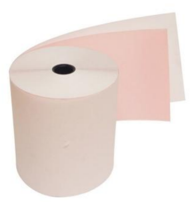 Till Rolls 2ply 76x76x12.7mm White/Pink NCR Non Thermal (Pack of 20)