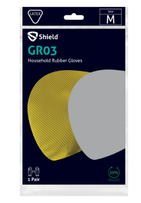 Household Gloves Yellow Small (12)
