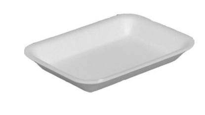 SmartChoice Infinity Small White Chip Tray (Case of 400)