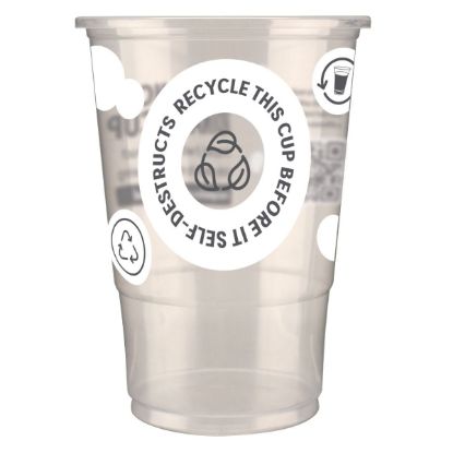 Printed Two In One Flexy Glass UKCA & CE Marked 20oz To Brim (Case Of 1000)
