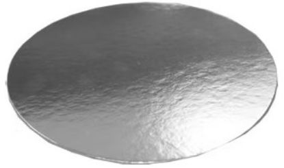 200MM Round Cut Edge Silver Board (Case of 100)