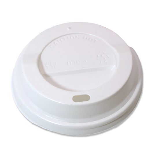 SmartChoice White Sip Through Lid for SmartChoice 12-16oz Cups (Pack of 100)