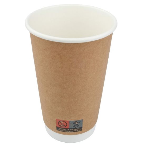 SmartChoice Double Wall Kraft 16oz Hot Cup (Pack of 25)