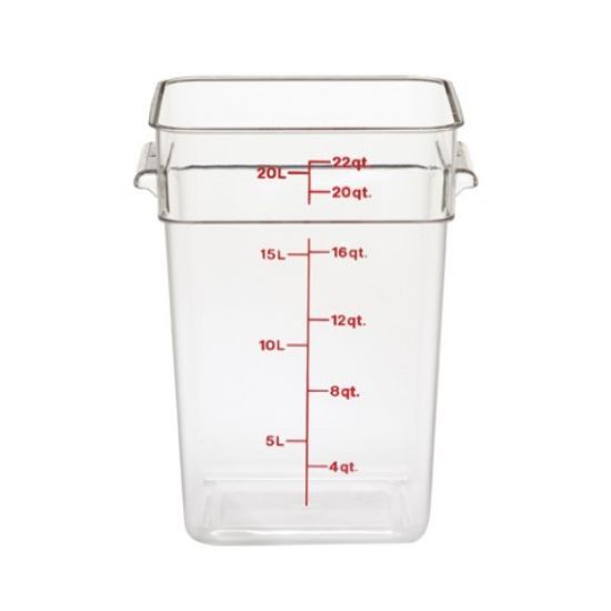 Cambro Camsquares 22qt Polycarbonate Food Storage Container 256x310x400