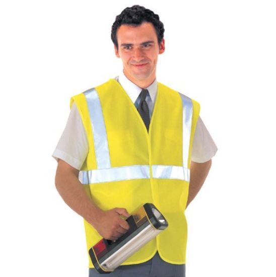 Hivis Vest 1 Band Large/XLarge Yellow