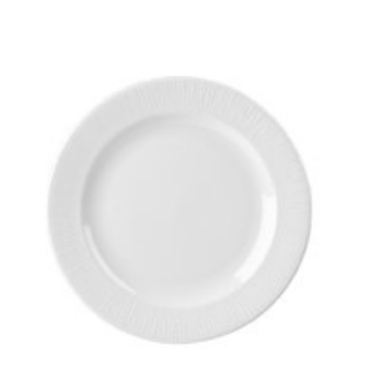 Churchill Bamboo Footed Plate 9" White (Case Of 12)