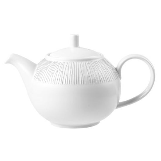 CASE OF 4 BAMBOO BEVERAGE POT 15oz WHITE