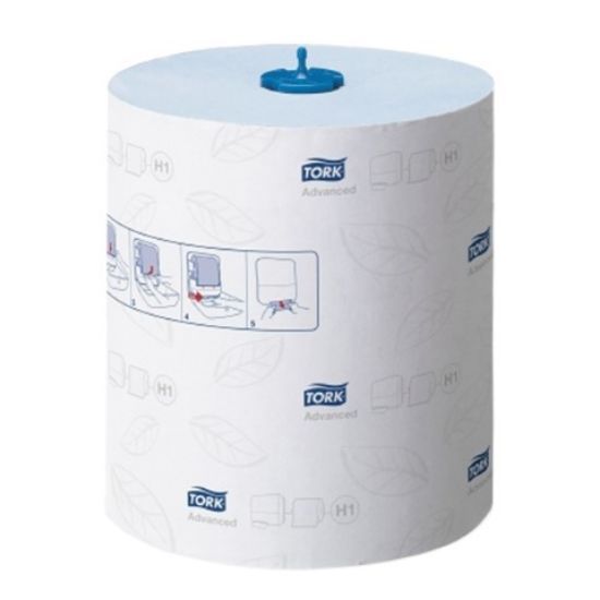 Tork Matic H1 Hand Towel 2ply 150m 21cm Blue (6)