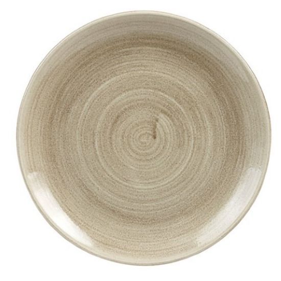 Churchill Stonecast Coupe Plate 10.25" Patina Antique Taupe (Case Of 12)