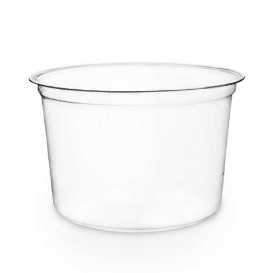 Vegware PLA Round Deli Container 16oz (Pack of 50)