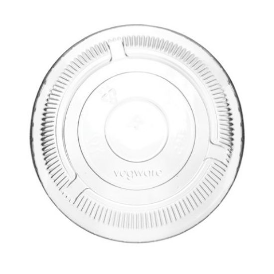 Pack Of 100 Vegware PLA Flat Lid Straw Slot 96mm 96 Series *s