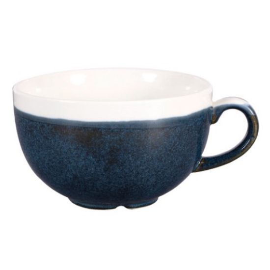 Churchill Monochrome Cappuccino Cup 12oz Sapphire Blue (Case Of 12)