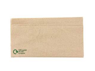 Vegware Kraft Dispenser Napkin Folded Unbleached 33cm 1ply (Pack Of 250)