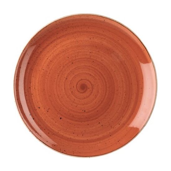 Churchill Stonecast Evolve Coupe Plate 12" Spiced Orange (Case Of 6)