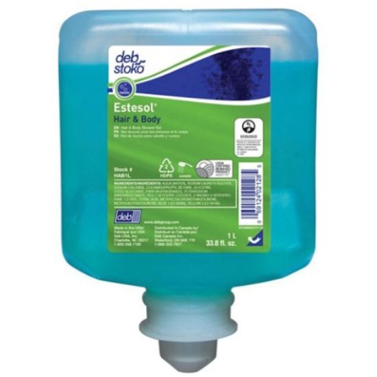 Deb Estesol Hair & Body Wash 1ltr  (Case of 6)